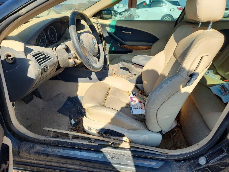 2004 BMW 6 series VIN WBAEH73464B191193 COPART salvage auction — NORMAL WEAR, Tx - Certificate Of Title, sold $90 on 2026-07-28 (photo 7)