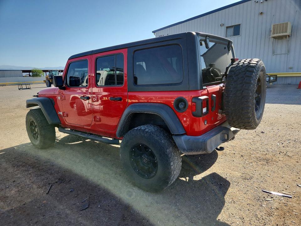 2018 Jeep VIN 1C4HJXDG9JW134505 COPART salvage auction — UNDERCARRIAGE, Az - Certificate Of Title, sold $10,200 on 2026-07-31 (photo 2)