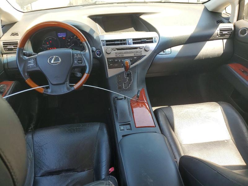 2010 Lexus Rx VIN JTJZB1BA4A2002978 COPART salvage auction — REAR END, Ca - Salvage Certificate, sold $1,600 on 2026-07-23 (photo 8)
