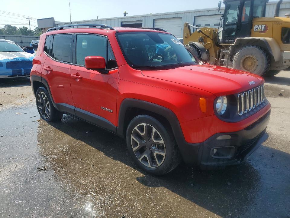 2016 Jeep Renegade VIN ZACCJABT0GPE14147 COPART salvage auction — REAR END, AL - CERT OF TITLE-SALVAGE TITLE, sold $1,600 on 2026-08-13 (photo 4)