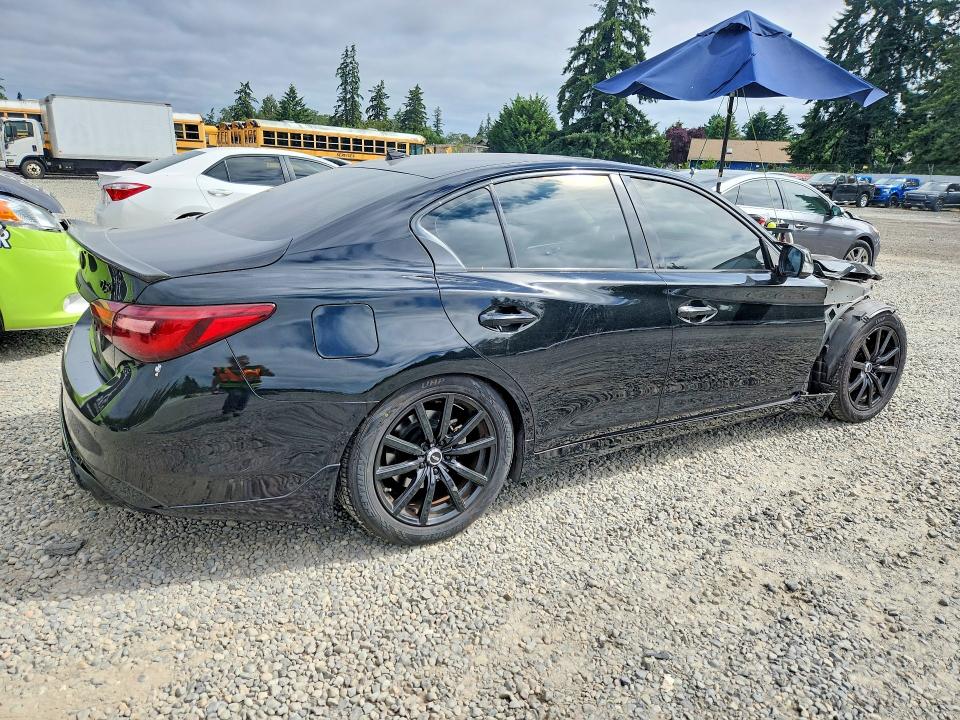 2018 Infiniti Q50 VIN JN1EV7AR0JM434865 COPART salvage auction — FRONT END, Wa - Bill Of Sale, sold $5,100 on 2026-07-10 (photo 3)