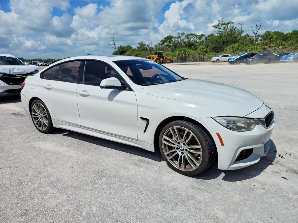 2016 BMW 4er VIN WBA4A9C55GG505220 COPART salvage auction — REAR END, Fl - Cert Of Title Slvg Rebuildable, sold $1,750 on 2026-08-12 (photo 4)