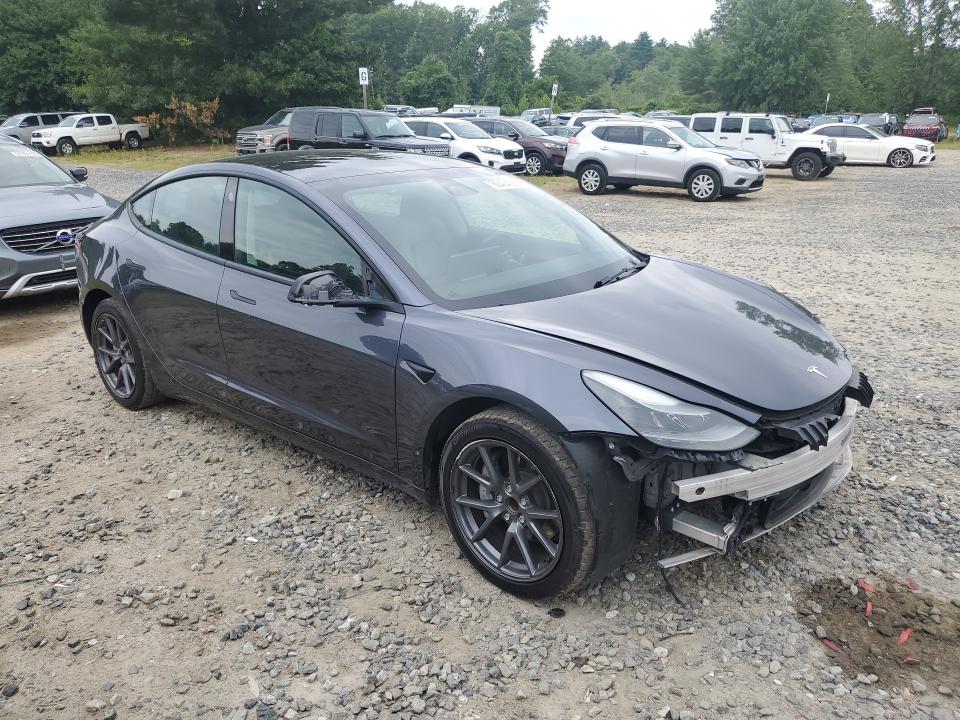 2023 Tesla Model 3 VIN 5YJ3E1EA0PF434596 COPART salvage auction — FRONT END, Fl - Cert Of Title Slvg Rebuildable (P), sold $11,600 on 2026-09-10 (photo 4)