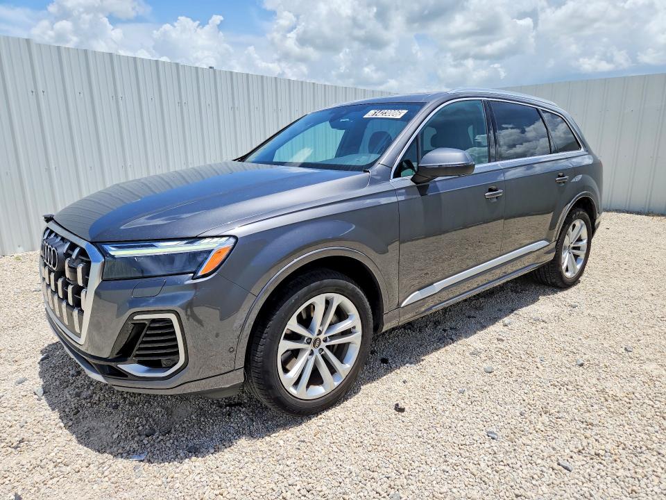 2025 Audi Q7 VIN WA1LVBF76SD016904 COPART salvage auction — SIDE, Fl - Certificate Of Title (P), sold $400 on 2026-07-22 (photo 1)
