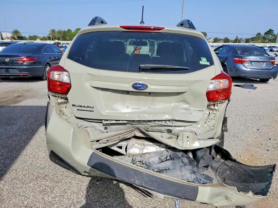 2016 Subaru Xv VIN JF2GPABC7G8308609 COPART salvage auction — REAR END, Fl - Cert Of Title Slvg Rebuildable, sold $10 on 2026-07-28 (photo 6)