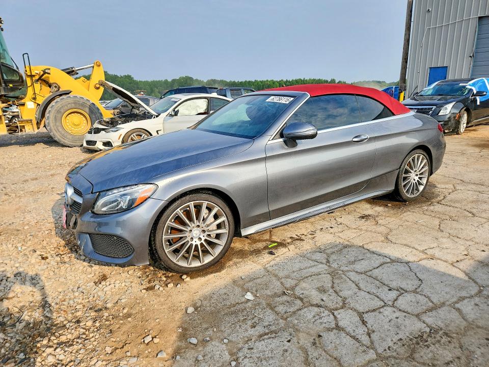 2017 Mercedes-benz C-klasse VIN WDDWK4JB9HF426151 COPART salvage auction — FRONT END, Tn - Salvage Certificate, sold $7,100 on 2026-08-20 (photo 1)
