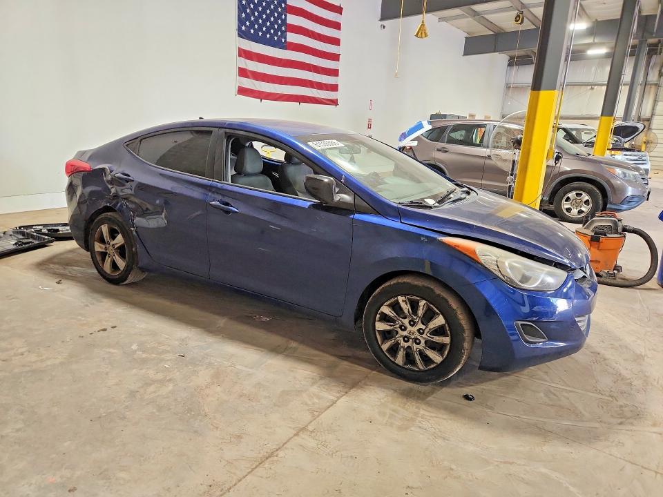 2013 Hyundai Elantra VIN KMHDH4AE9DU565014 COPART salvage auction — SIDE, Pa - Cert Of Title, sold $350 on 2026-07-22 (photo 4)