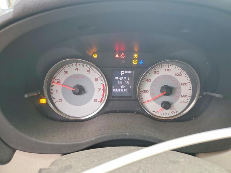 2012 Subaru Impreza VIN JF1GPAS63CH202182 COPART salvage auction — FRONT END, Co - Public - Salvage Title, sold $550 on 2026-07-28 (photo 9)