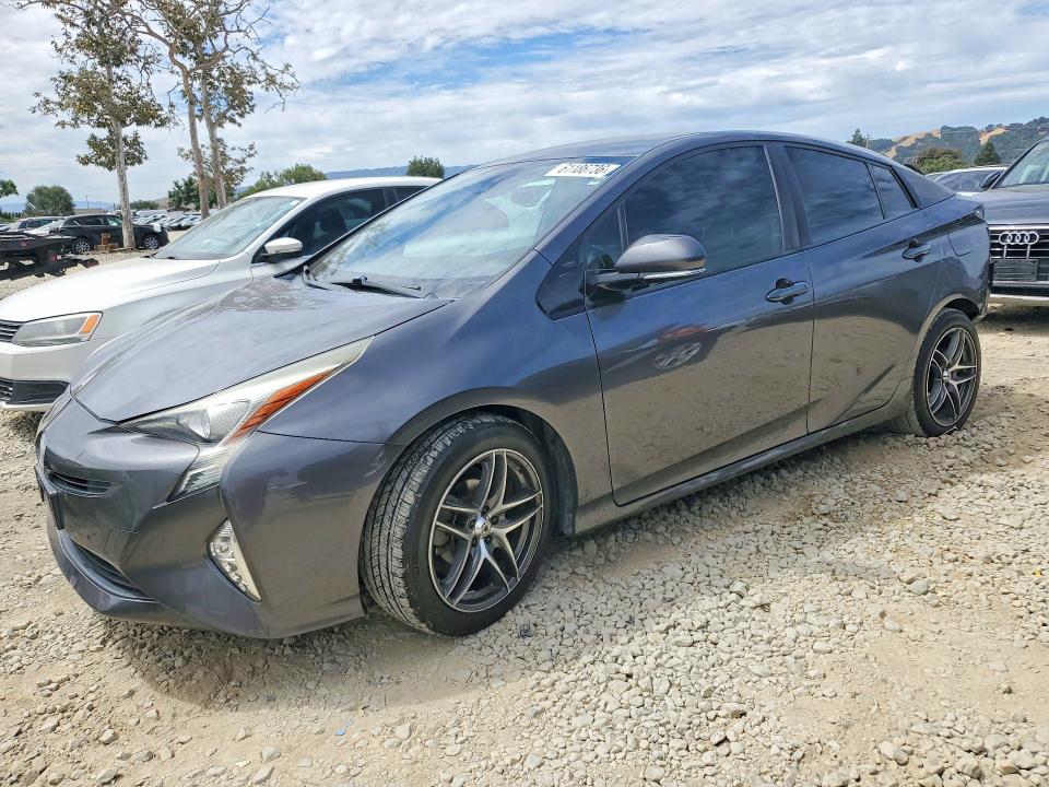 2016 Toyota Prius VIN JTDKARFU7G3003250 COPART salvage auction — REAR END, Ca - Salvage Certificate, sold $1,800 on 2026-07-28 (photo 1)