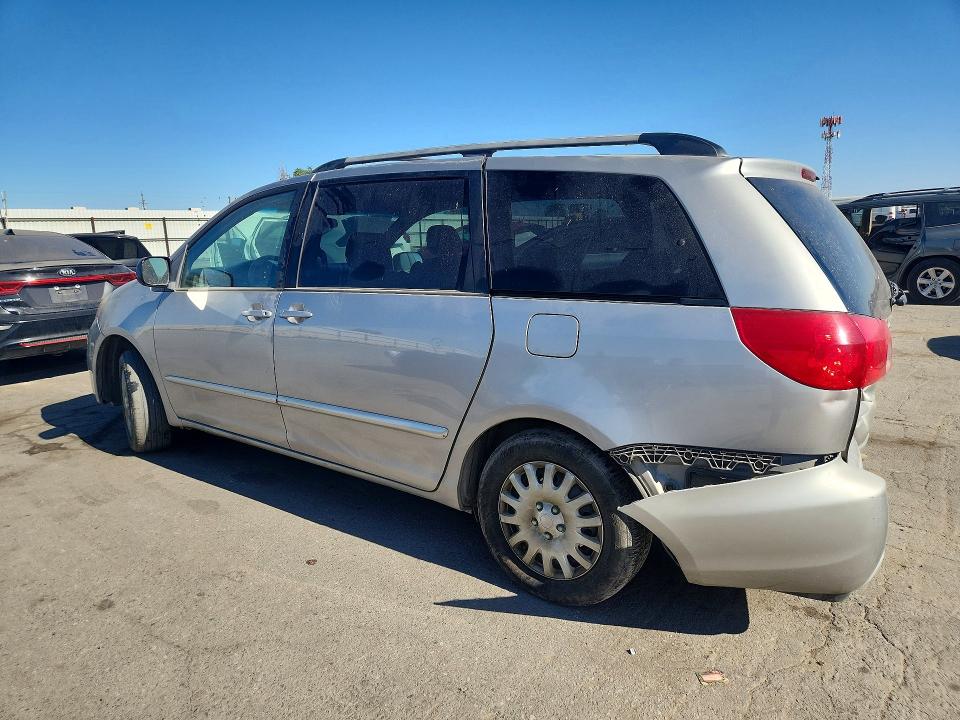 2008 Toyota Sienna VIN 5TDZK23C58S187022 COPART salvage auction — REAR END, Ca - Salvage Certificate, sold $400 on 2026-07-10 (photo 2)