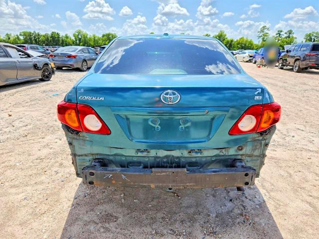 2009 Toyota Corolla VIN JTDBL40E89J052731 COPART salvage auction — REAR END, TX - SALVAGE VEHICLE TITLE (P), sold $200 on 2026-07-21 (photo 6)