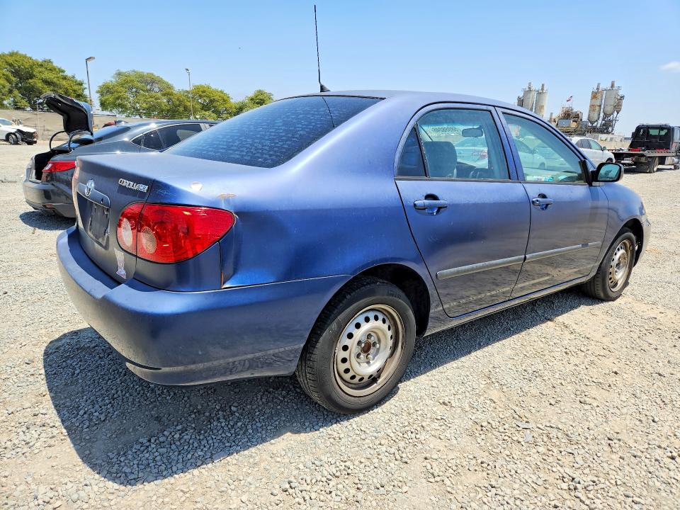 2005 Toyota Corolla VIN JTDBR32E752064363 COPART salvage auction — REAR END, Ca - Salvage Certificate, sold $675 on 2026-07-31 (photo 3)