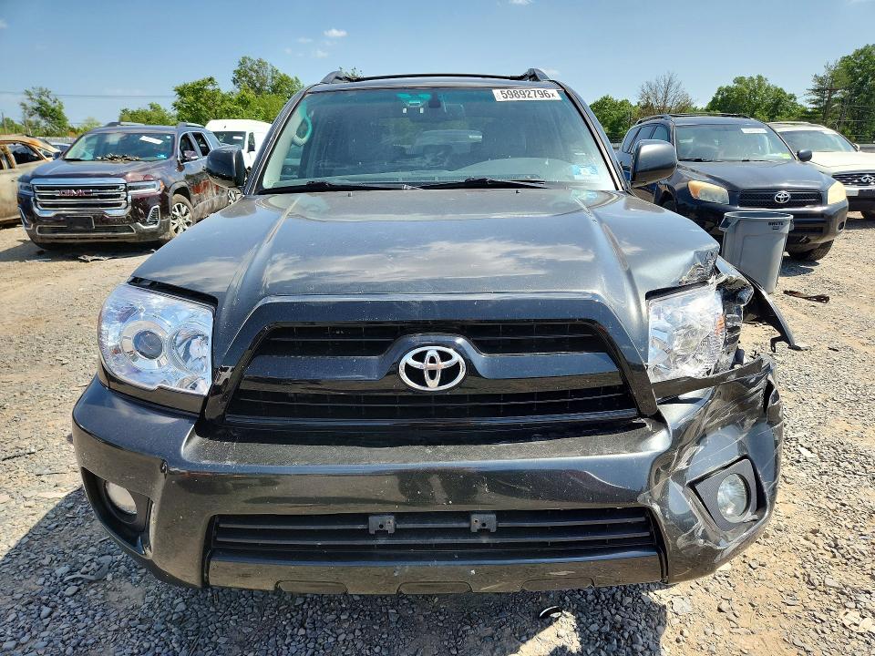 2008 Toyota 4runner VIN JTEBU17R98K026020 COPART salvage auction — FRONT END, Nj - Cert Of Title-Salvage, sold $525 on 2026-07-31 (photo 5)