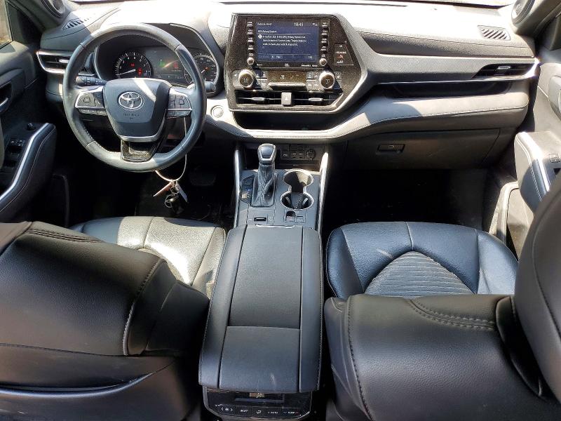 2021 Toyota Highlander VIN 5TDJZRAH2MS059718 COPART salvage auction — REAR END, LA - CERTIFICATE OF TITLE, sold $15,500 on 2026-07-30 (photo 8)