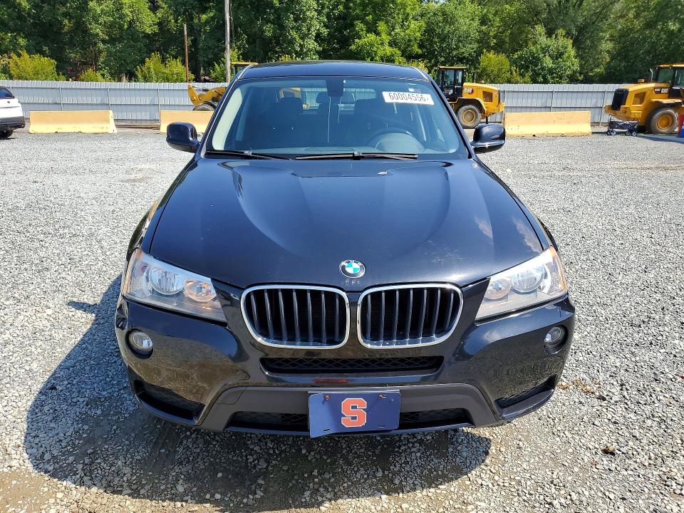 2013 BMW X3 VIN 5UXWX9C55D0A09365 COPART salvage auction — REAR END, NC - SALVAGE CERTIFICATE OF TITLE, sold $550 on 2026-07-30 (photo 5)