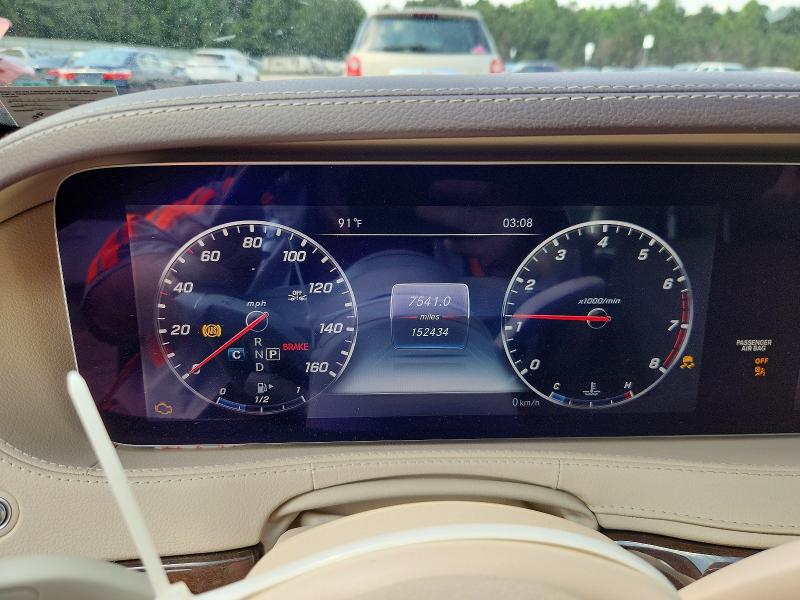 2018 Mercedes-benz S-klasse VIN WDDUG8GB2JA402610 COPART salvage auction — MINOR DENT/SCRATCHES, Va - Certificate Of Title (P), sold $16,400 on 2026-07-28 (photo 9)