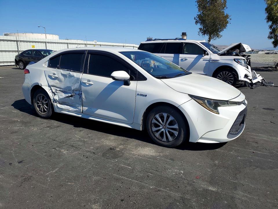 2020 Toyota Corolla VIN JTDEBRBE9LJ019500 COPART salvage auction — SIDE, Ca - Salvage Certificate, sold $6,600 on 2026-07-20 (photo 4)