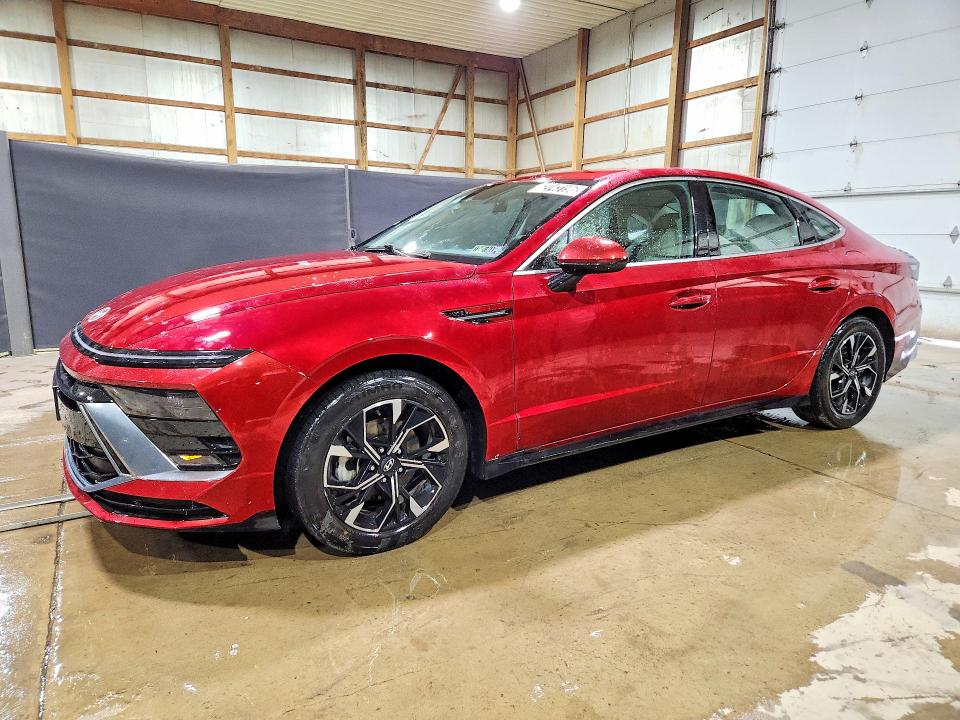 2025 Hyundai Sonata VIN KMHL64JA1SA456267 COPART salvage auction — SIDE, OH - CERTIFICATE OF TITLE (P), sold $14,700 on 2026-07-27 (photo 1)