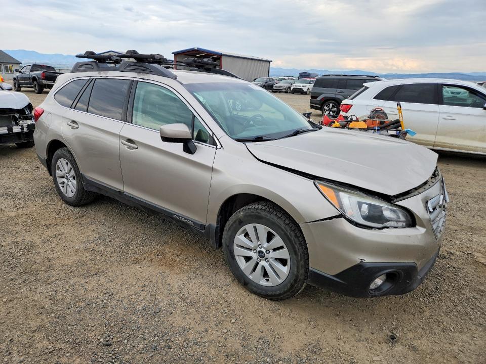 2017 Subaru Outback VIN 4S4BSACC1H3315264 COPART salvage auction — FRONT END, Mt - Salvage Certificate Of A Vehic, sold $600 on 2026-08-25 (photo 4)