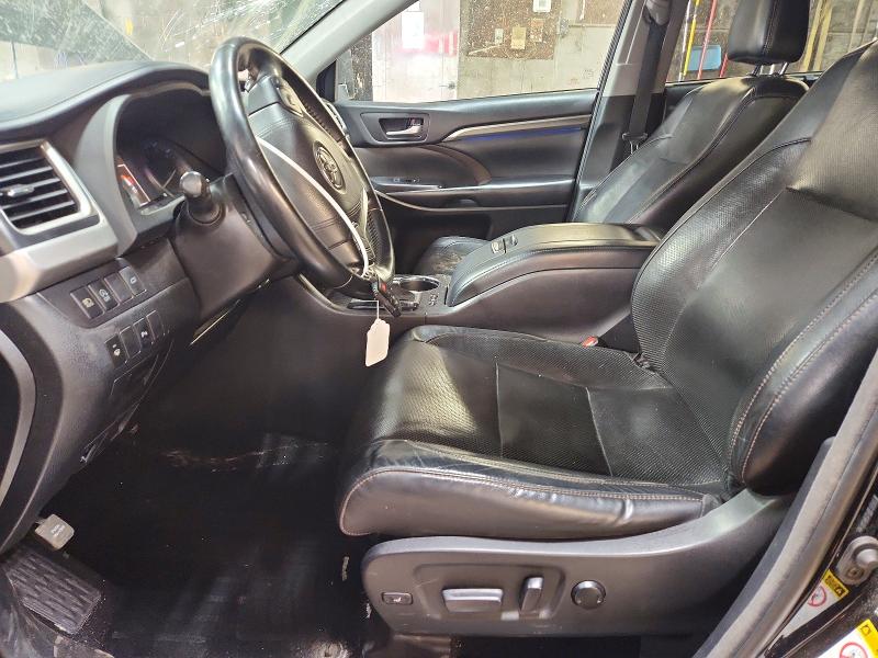 2018 Toyota Highlander VIN 5TDDZRFH4JS863052 COPART salvage auction — FRONT END, Ny - Mv-907A Salvage Certificate, sold $6,000 on 2026-07-27 (photo 7)