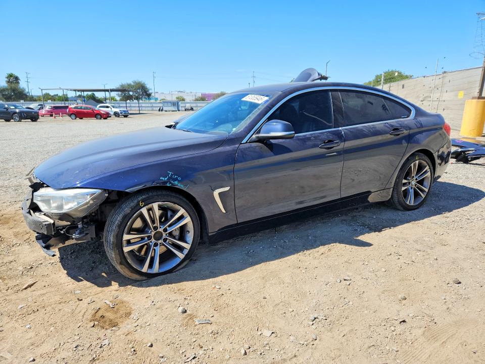 2016 BMW 4er VIN WBA4B3C54GG344076 COPART salvage auction — FRONT END, Ca - Salvage Certificate, sold $2,600 on 2026-08-13 (photo 1)