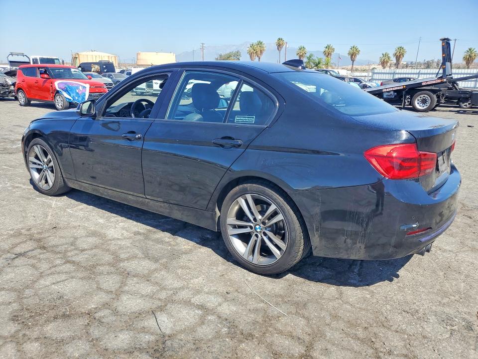 2016 BMW 3er VIN WBA8E9C59GK643698 COPART salvage auction — REAR END, Ca - Salvage Certificate, sold $2,600 on 2026-07-30 (photo 2)