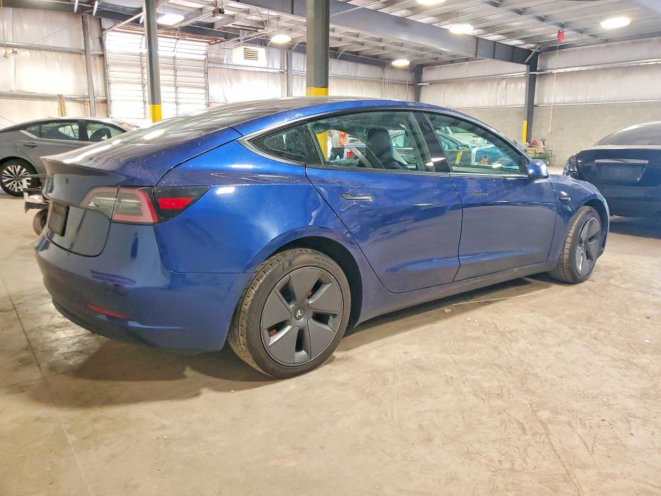 2022 Tesla Model 3 VIN 5YJ3E1EA5NF368852 COPART salvage auction — SIDE, PA - CERTIFICATE OF SALVAGE, sold $4,150 on 2026-07-27 (photo 3)