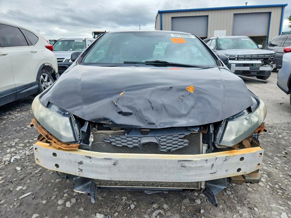 2013 Honda VIN 2HGFG3B55DH519922 COPART salvage auction — FRONT END, Pa - Certificate Of Salvage, sold $2 on 2026-07-22 (photo 5)