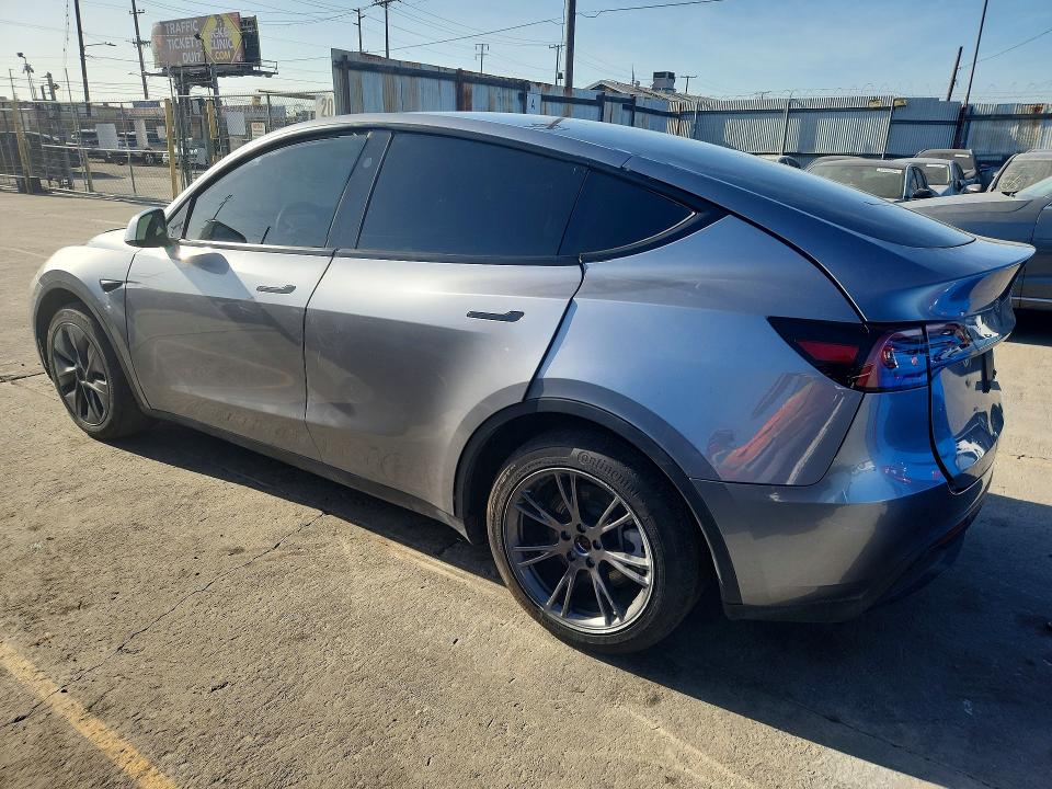 2025 Tesla Model y VIN 7SAYGDEE7SF240633 COPART salvage auction — SIDE, Ca - Salvage Certificate, sold $15,700 on 2026-08-24 (photo 2)