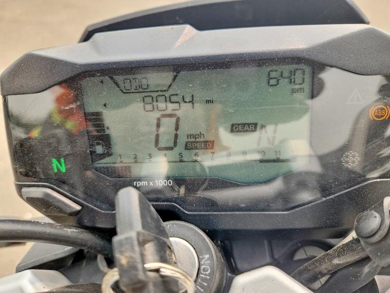2019 BMW G 310 VIN WB30G1102KR857956 COPART salvage auction — FRONT END, Ny - Mv-907A Salvage Certificate, sold $325 on 2026-07-30 (photo 7)