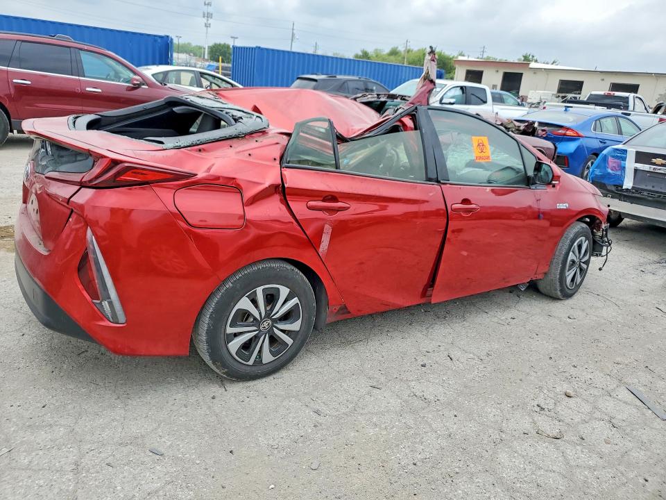 2019 Toyota Prius VIN JTDKARFP9K3106852 COPART salvage auction — ROOF, NC - SALVAGE CERT-WATER/FLOOD DAMAG, sold $2,000 on 2026-07-31 (photo 3)