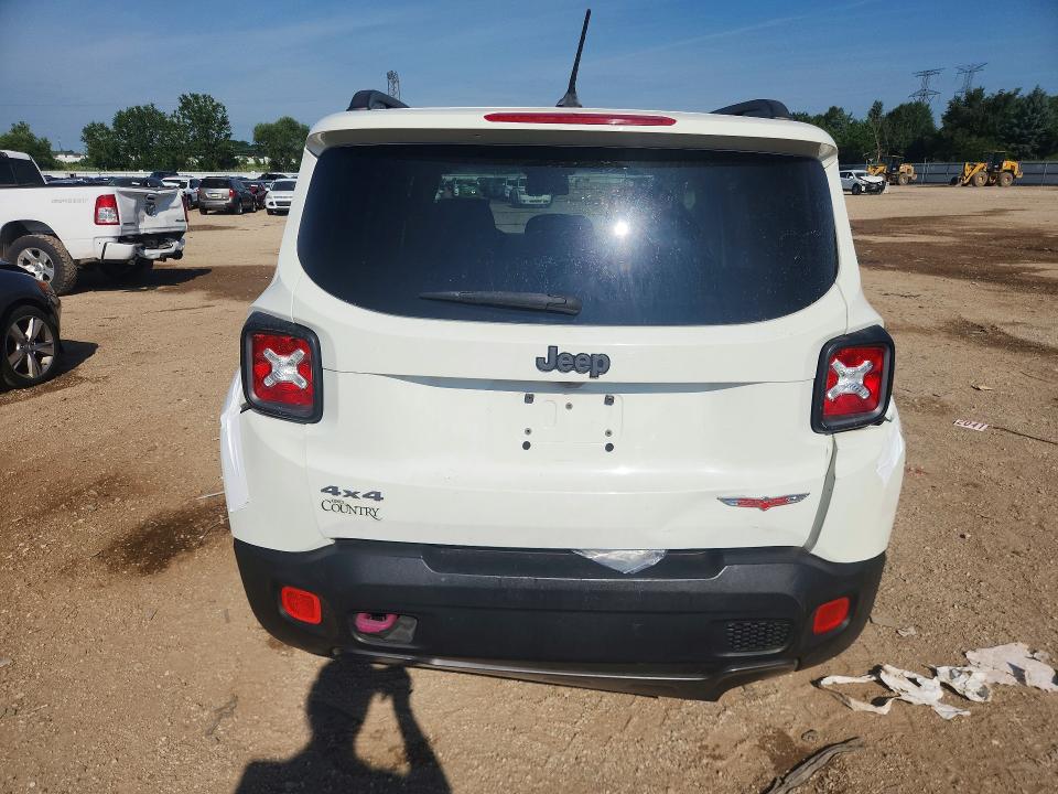 2017 Jeep Renegade VIN ZACCJBCB2HPF09869 COPART salvage auction — REAR END, Il - Salvage Certificate, sold $2,000 on 2026-08-18 (photo 6)