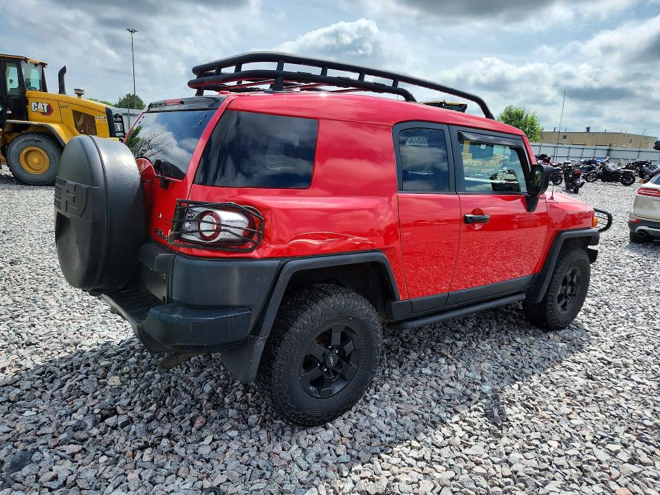 2012 Toyota Fj cruiser VIN JTEBU4BF3CK135077 COPART salvage auction — REAR END, Wi - Certificate Of Title, sold $7,200 on 2026-07-20 (photo 3)