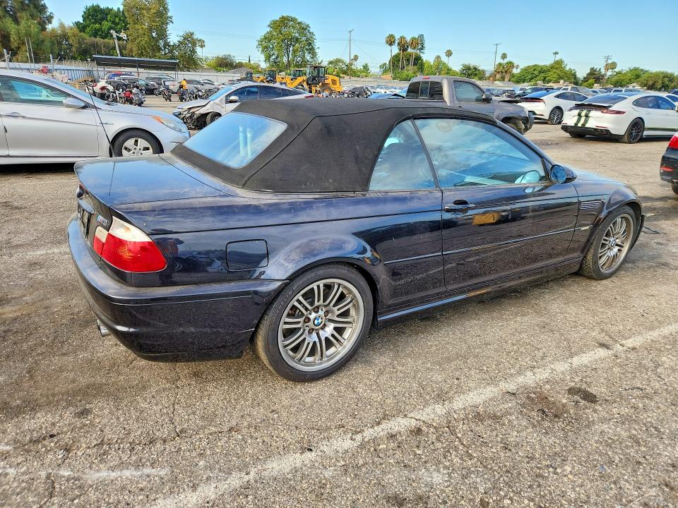 2001 BMW M3 VIN WBSBR93471EX20765 COPART salvage auction — FRONT END, Ca - Salvage Certificate, sold $8,400 on 2026-07-31 (photo 3)