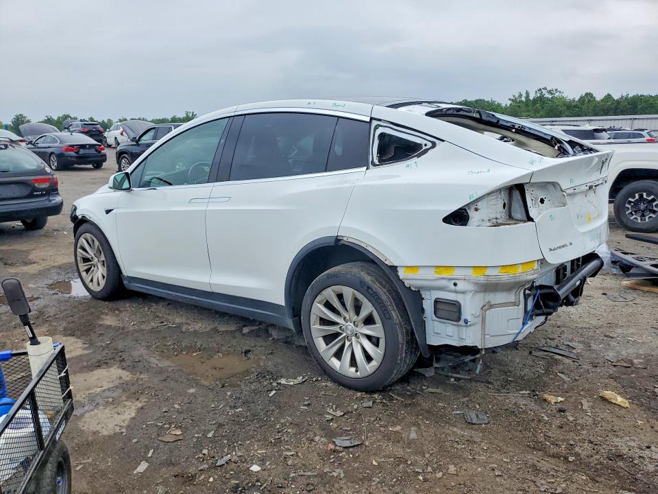2017 Tesla Model x VIN 5YJXCDE25HF044418 COPART salvage auction — REAR END, Va - Cert Of Title - Salvage, sold $2,350 on 2026-07-22 (photo 2)