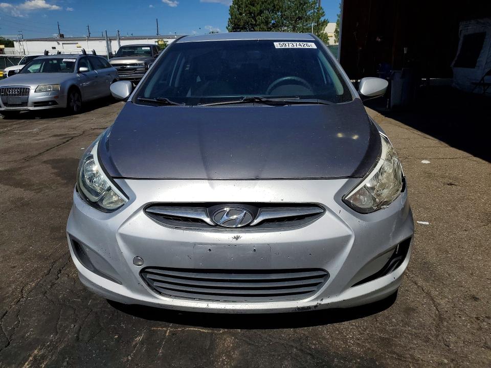 2016 Hyundai Accent VIN KMHCT4AE3GU036608 COPART salvage auction — FRONT END, Co - Public - Salvage Title, sold $675 on 2026-07-14 (photo 5)