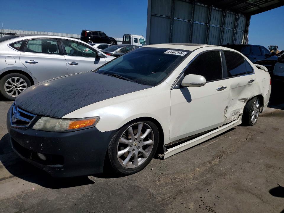 2007 Acura Tsx VIN JH4CL96857C012769 COPART salvage auction — SIDE, CA - SALVAGE CERTIFICATE, sold $100 on 2026-07-23 (photo 1)
