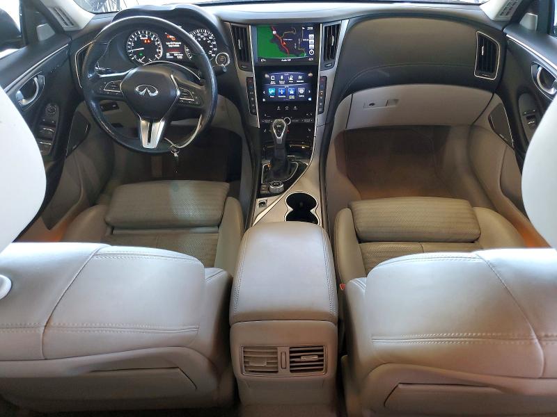 2019 Infiniti Q50 VIN JN1EV7AP9KM515430 COPART salvage auction — SIDE, CA - SALVAGE CERTIFICATE, sold $6,000 on 2026-07-27 (photo 8)
