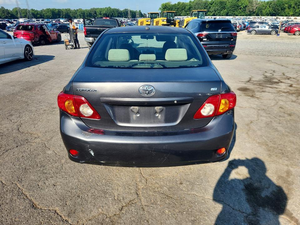2009 Toyota Corolla VIN JTDBL40EX99071816 COPART salvage auction — FRONT END, Tn - Certificate Of Title, sold $875 on 2026-07-30 (photo 6)
