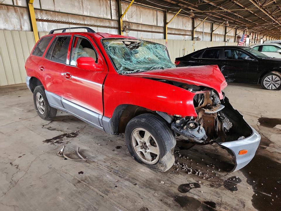 2004 Hyundai Santa fe VIN KM8SC13D94U855164 COPART salvage auction — FRONT END, AZ - CERTIFICATE OF TITLE (P), sold $475 on 2026-07-29 (photo 4)
