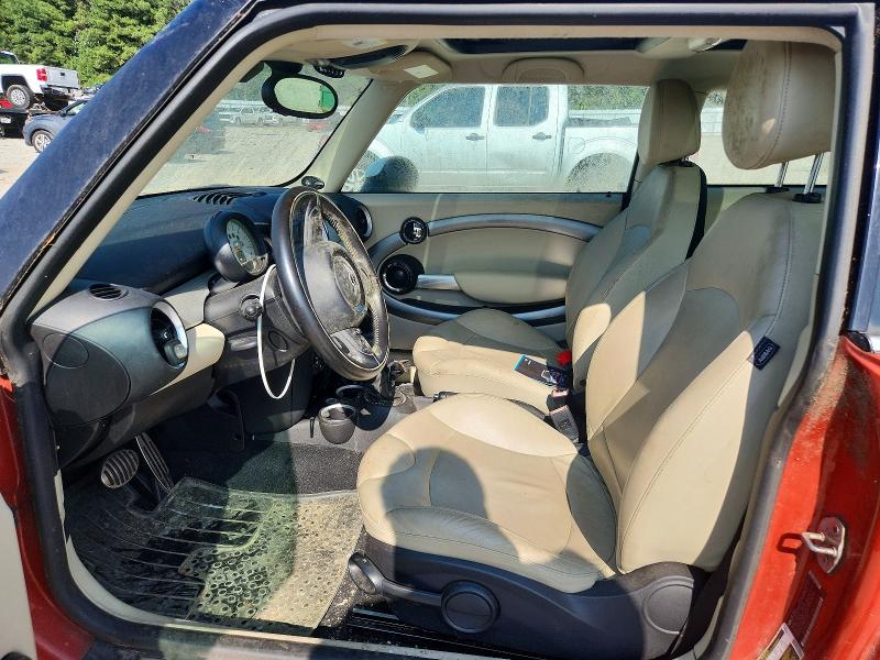 2011 Mini Cooper VIN WMWSV3C52BTY12031 COPART salvage auction — FRONT END, NC - CERTIFICATE OF TITLE, sold $250 on 2026-08-05 (photo 7)