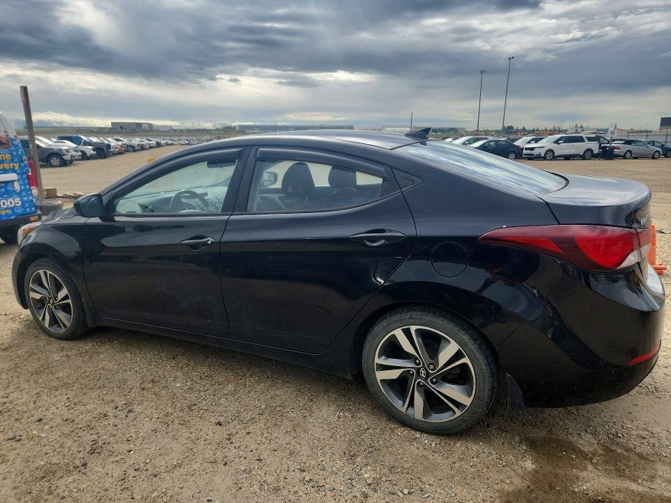 2016 Hyundai VIN KMHDH4AH6GU592346 COPART salvage auction — SIDE, Ab - Bos - Active, sold $1,850 on 2026-07-23 (photo 2)