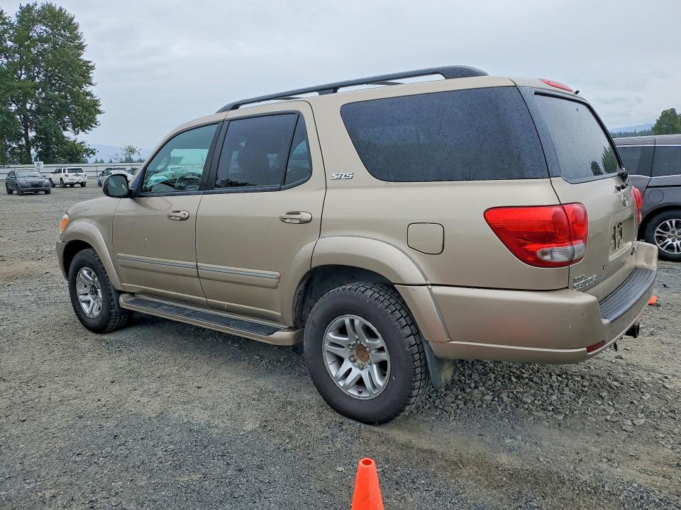 2006 Toyota Sequoia VIN 5TDBT44A26S264546 COPART salvage auction — FRONT END, Wa - Vehicle Cert Of Ownership-Titl, sold $4,524 on 2026-07-08 (photo 2)