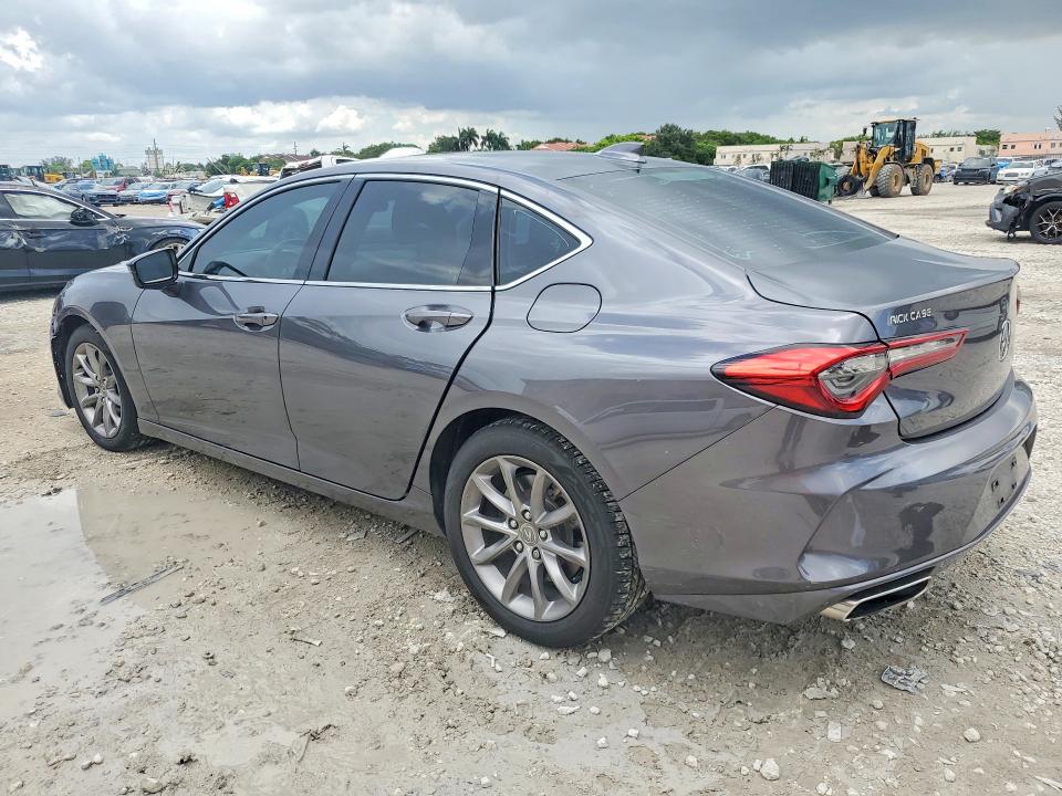 2021 Acura Tlx VIN 19UUB5F32MA008466 COPART salvage auction — SIDE, Fl - Cert Of Title Slvg Rebuildable, sold $7,800 on 2026-08-21 (photo 2)