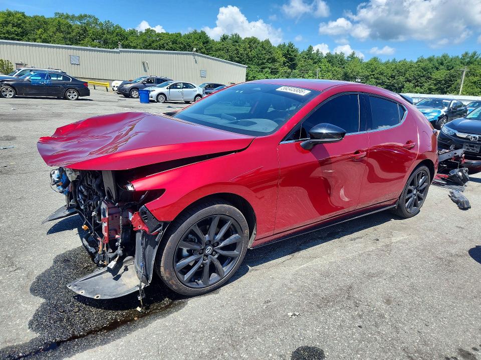 2024 Mazda 3 VIN JM1BPBNY6R1707643 COPART salvage auction — FRONT END, CT - CERT OF TITLE-SALVAGE, sold $1,800 on 2026-07-16 (photo 1)