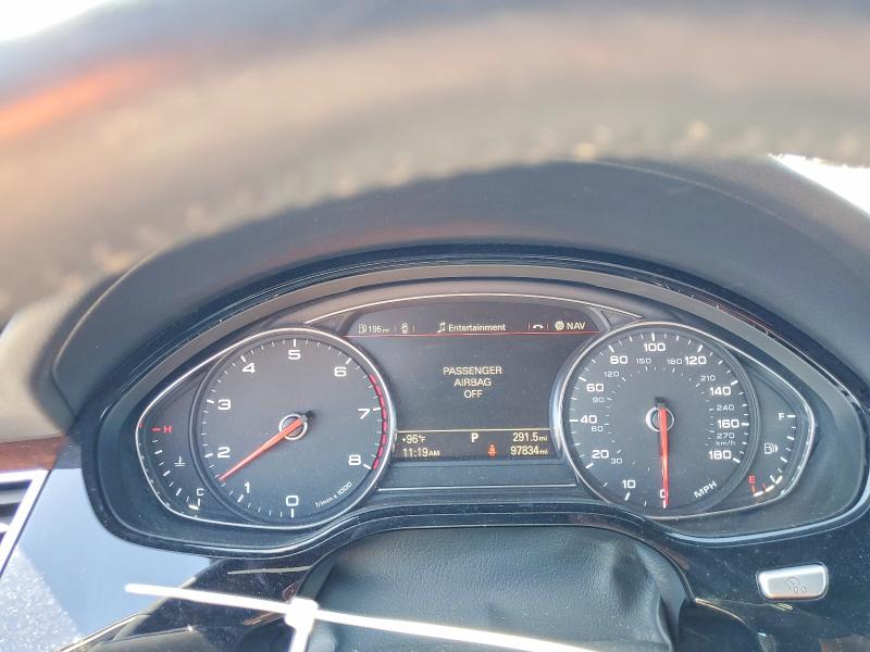2013 Audi A8 VIN WAURGAFDXDN008261 COPART salvage auction — MINOR DENT/SCRATCHES, Tx - Certificate Of Title, sold $90 on 2026-07-28 (photo 9)