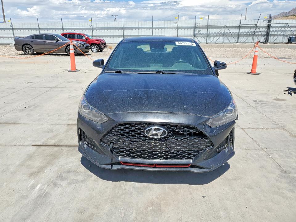 2020 Hyundai Veloster VIN KMHTH6AB4LU021872 COPART salvage auction — REAR END, Ut - Certificate Of Title, sold $1,750 on 2026-07-20 (photo 5)