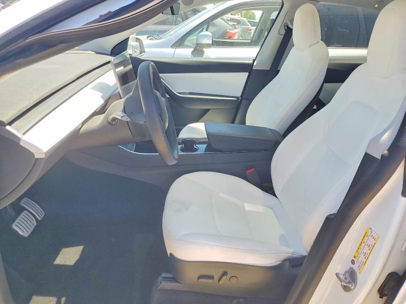 2020 Tesla Model y VIN 5YJYGDEFXLF018806 COPART salvage auction — FRONT END, Ca - Salvage Certificate, sold $9,900 on 2026-07-16 (photo 7)
