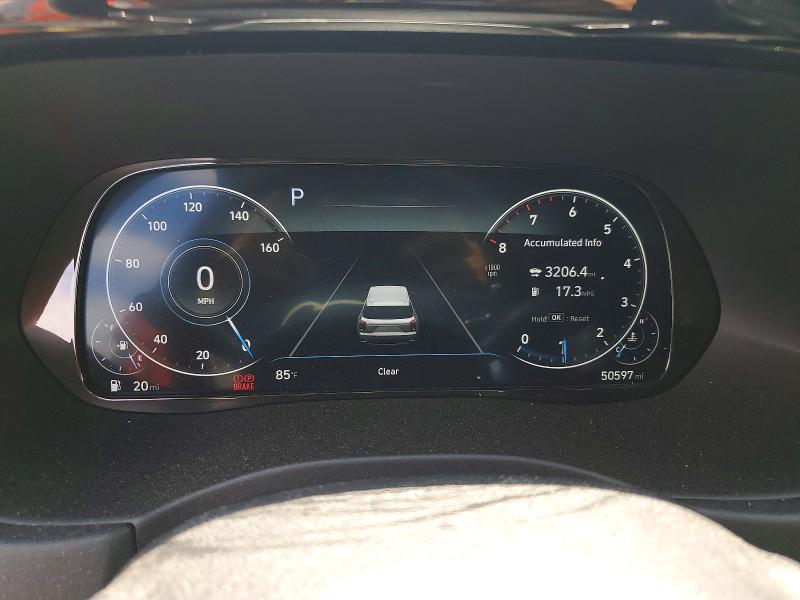 2020 Hyundai Palisade VIN KM8R5DHE2LU158431 COPART salvage auction — WATER/FLOOD, Ny - Mv907A-Flood Salvage, sold $3,600 on 2026-07-28 (photo 9)