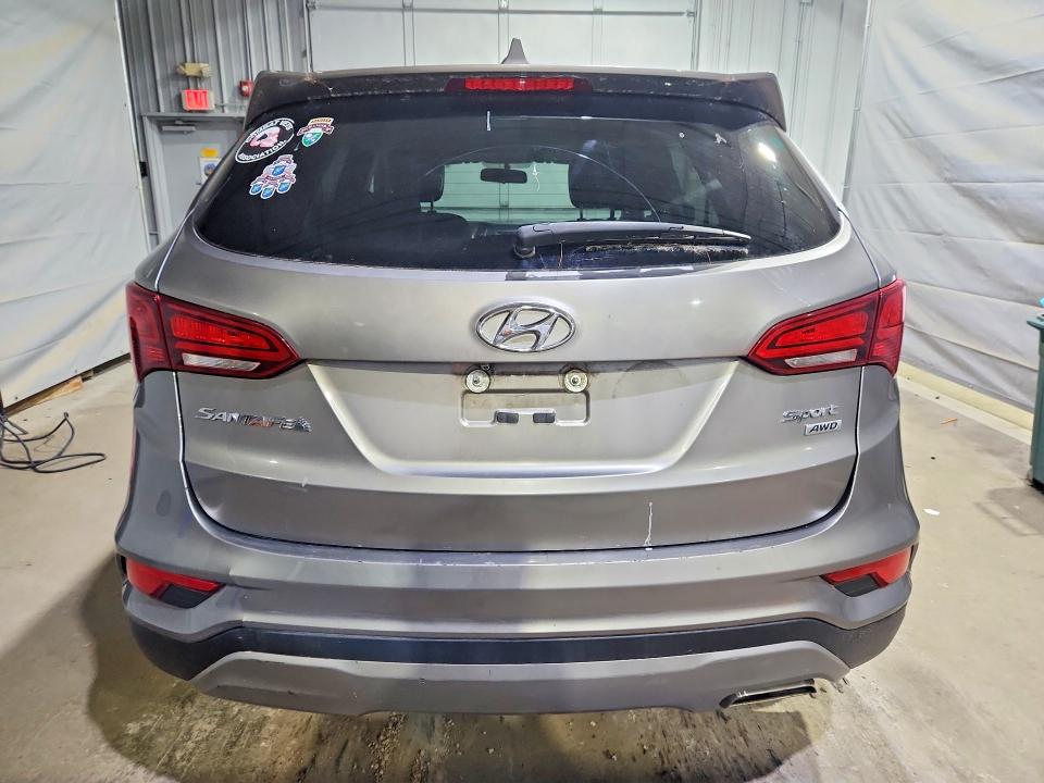 2017 Hyundai Santa fe VIN 5XYZTDLB6HG443620 COPART salvage auction — FRONT END, Nh - Certificate Of Title, sold $2,550 on 2026-07-09 (photo 6)